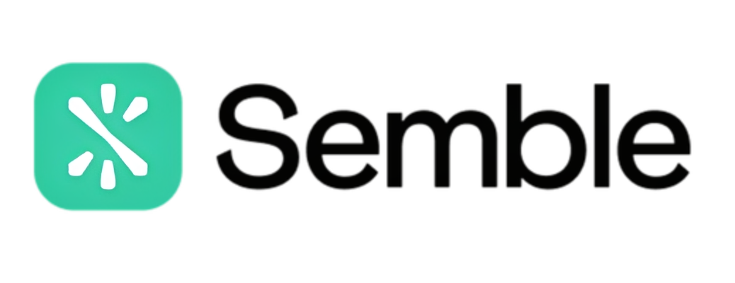 Semble logo with green icon and text.